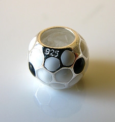 pandora bead soccer ball